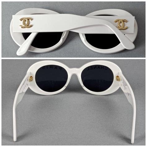 white chanel glasses